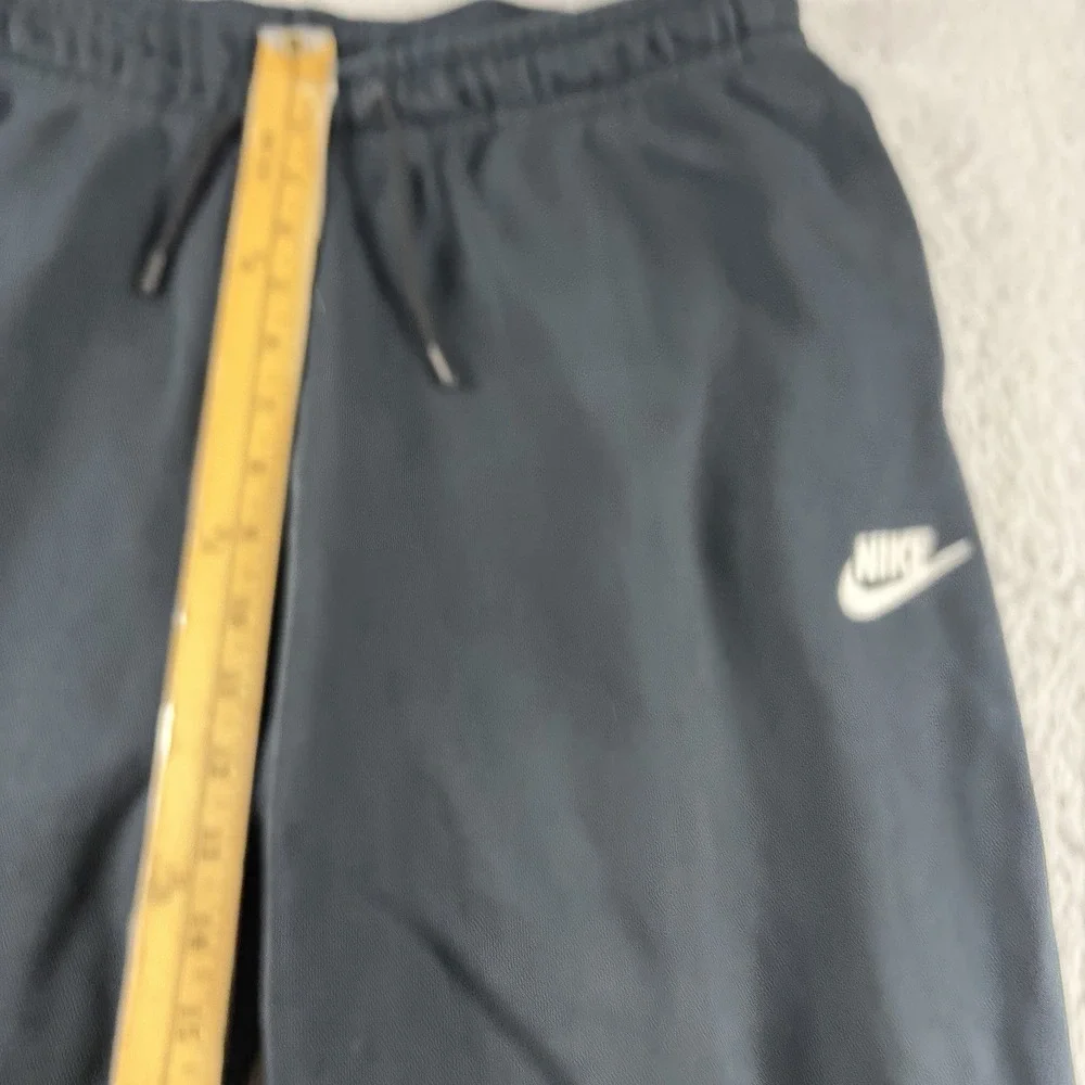 Nike Jogger Sweat Pants Mens Large Black Tapered‎ Elastic Lounge Athletic